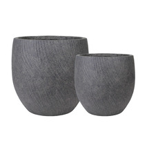 Fiberkrukke grå 2-pk.